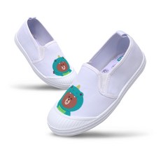 라인프렌즈 정글브라운 다이노브라운 실내화