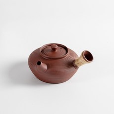 台灣出貨 煮茶壺 白泥薄胎砂銚壺 燒水壺 炭爐電熱爐電陶爐煮茶壺 功夫茶具, W紅泥小砂銚壺【350ml】