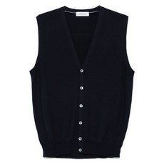 그란사소 버튼 프런트 울 가디건