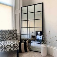 만레이 까시나 무정형 현관거울 화장실 레터링 거울 카페 공룡알거울 제품, 150x60 블랙 프레임
