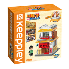 빅브로 나루토 블록 바비큐가게Q, 혼합색상, 1개