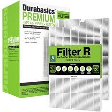 하니웰 공기청정기 교체 필터와 호환되는 듀라바직스 HEPA 필터 2팩 R A A200 200 HRF-R1 및 HRF-R2, 3 Count (Pack of