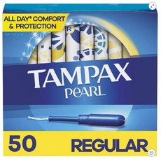 TAMPAX 펄 레귤러 50 탐폰