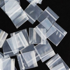 미니 소형 악세서리 포장 샘플보관 10P투명지퍼백5x7, 1개