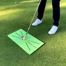 골프 스윙연습기 매트 실내비거리 교정 장타 기초자세