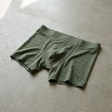 유니클로 에어리즘 심리스 복서 브리프 남성 드로즈 팬티 다크그린