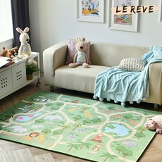 [르헤브] 드림 DTP 놀이방 매트 카페트 100x150, 사파리