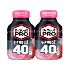 닥터유 단백질드링크 딸기 40g, 2개, 350ml