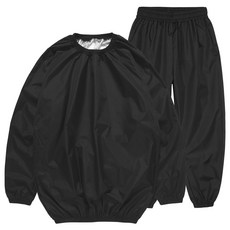 문컬렉션 남녀공용 상하의 set 기능성 땀복 다이어트 사우나수트 맨투맨 바지 세트 트레이닝 헬스 런닝 바람막이 운동복 자켓