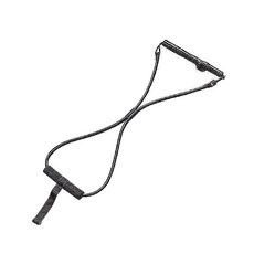 高爾夫揮桿訓練拉力帶，姿勢矯正輔助器，提升揮桿技巧，隨時隨地輕鬆練習, 黑色, 1個