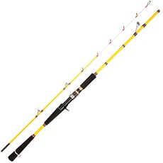釣友俱樂部 船釣竿 近海小船竿 白果子竿 碳素插節夜光梢 岸拋桿 釣魚竿漁具, 升級款-槍柄,1.65