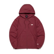 LEE 펠트 트위치 로고 후드 집업 레드 LE2601HZ13RD 480424