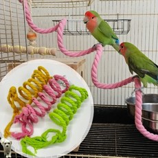 꿀이맘 새 놀이터 꾸미기 줄 1.5m 새장난감