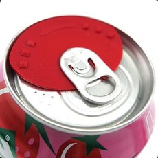 음료캔 재밀봉 실리콘 덮개 탄산보관 냉장고 신선도유지 캔마개 색상구분 주방, 1개, 상세페이지 참조