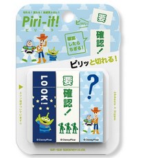 莫莫日貨 piri-it 兩截式撕線重點貼 N次貼 便利貼 - 玩具總動員 三眼怪 日本進口可愛造型, 1個