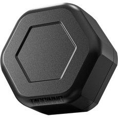 4개 세트 태깅인 에어태그 자석 케이스 – 초강력 및 은밀한 육각 너트 디자인 미끄럼 방지 베이스 방수 내파성 애플 1세대 2세대 호환, Single