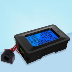 가정용 다기능 전력 AC 디스플레이 디지털 전압 전류 계량기 전기, 100A 22000W