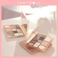 Judydoll 橘朵 十色彩妝綜合眼影盤 一盤多用 10色眼影 修容 高光 大地色, 1個, 02#朝九晚五