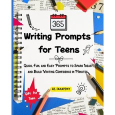 (英文圖書)365 Writing Prompts For Teens: Quick Fun and Easy Prompts to Spark Ideas and B... 平裝版, Dr. Fanatomy, English