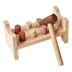 토도리브로 아인바움 원목교구 망치놀이, NATURAL, 1개