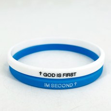 GOD IS FIRST 矽膠手環, 1個, 5ml