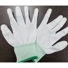 탑피트 손끝코팅 장갑 좌우 세트 M, 백색, 100개