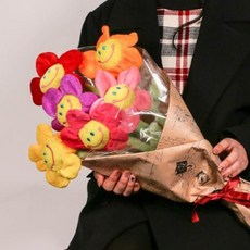 스마일꽃 꽃인형 스마일플라워 6color 30cm 45cm 60cm, 1개, 60cm_핑크