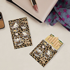 헬로키티 호피무늬 담배 케이스 20개입 수납 커플 선물용, 1개, 굵은 담배 케이스