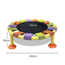 트램폴린 실내 점프 운동 성인용 가정용 점핑머신, 컬러 흡착판 포함