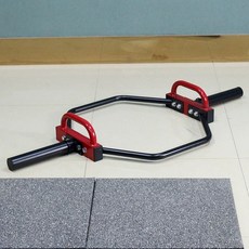 기구 트랩바 육각 트레이닝 봉 장비 홈짐 홀로우 헥사바 중량봉 헥스바 중량바, 1. 레드 손잡이 속이 빈 스쿼트, 1개, 1g