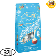 린트 & 스프렁글리 린도르 밀크 위드 화이트 밀크 초콜릿 트러플 사은품 추가증정, 3개, 240g