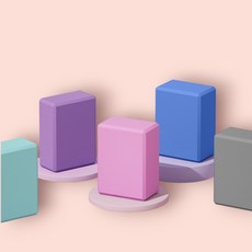 EVA高密度瑜珈磚 瑜珈塊 練習 舞蹈 伸展 拉筋 健身磚, 隨機, 1個