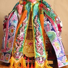 刺繡神明媽祖龍袍披風斗篷