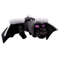 마인크래프트 봉제 인형 블록 인형 러브 드래곤 피규어 남아용, 섀도우 드래곤 60cm