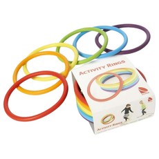 유치원 던지기놀이 징검다리 액티비티 고리링 6개세트 아동체육 심리운동 유아게임, 1개