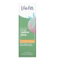 라이프플로 액상 요오드 플러스 오렌지 맛 59ml (2 fl oz), 1개