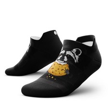 Outway 남성 및 여성용 발목 양말 수분 흡수 운동용 발목 양말 아치 서포트 다채로운 디자인 라드 라쿤 라지-엑스라지