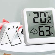 닐투샵 가정용 전자식 탁상용 온습도계 실내 습도측정계, 1개