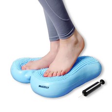 맥슬리 말랑이 스텝퍼 에어쿠션 계단오르기 다이어트 유산소 운동기구, 블루