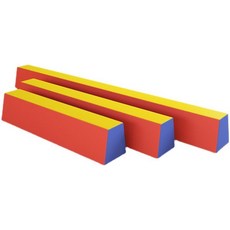 어린이 체력교구 교육 감각 훈련 장비 단일판자 퍼즐 유아체육교구 인체에 무해한 PVC소재, 평균대가죽400x30x20cm, 1개