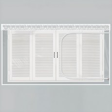 dashop 窗戶型拉鍊式防風擋風隔熱用品, 1個