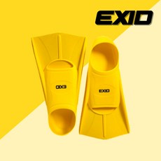 오리발 숏핀 스노쿨링 + 메쉬백 증정 사이즈 200mm~290mm, 옐로우