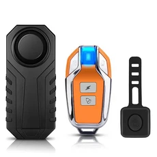 Hollarm 무선 자전거 진동 경보 IP55 방수 오토바이 원격 제어 도난 감지기 시스템, E, 11 E_01 CHINA