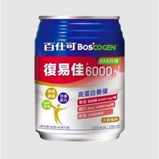 百仕可 營養素 復易佳3000 (原味/紅豆口味) 鉻護糖尿病 營養補充 即飲方便, 24個, 1箱(24罐) 復易佳6000, 240ml