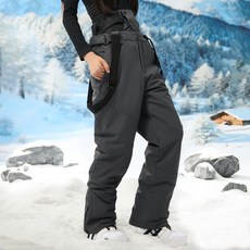 스키복 방한 빅사이즈 바지 방수 하의, 1개, 그레이