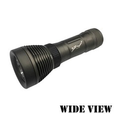 WIDE VIEW 專業T6潛水手電筒(NZL-PWT6) 高亮度水下照明, 空機