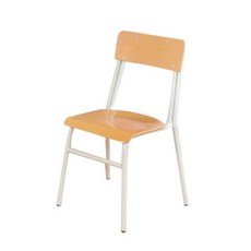 나무 걸상 학원 학교 강의실 레트로 공부방 체어 등받이, E. 초콜릿