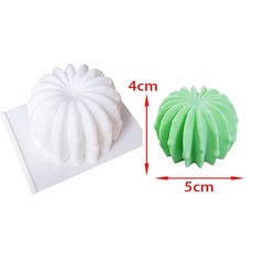 5 구 로봇 실리콘 캔들 몰드 DIY 양초 만들기 초콜릿 얼음 트레이 비누 크리스마스 선물 공예 용품 홈 데코