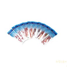 루마 타이라바스커트 화이트레드펄 낚시소품