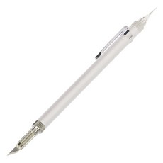 日本製 NT Cutter筆型美工刀 Ø9mm雙頭金屬筆刀 D-1000P 含30刀片45替刃, 1個, 銀色